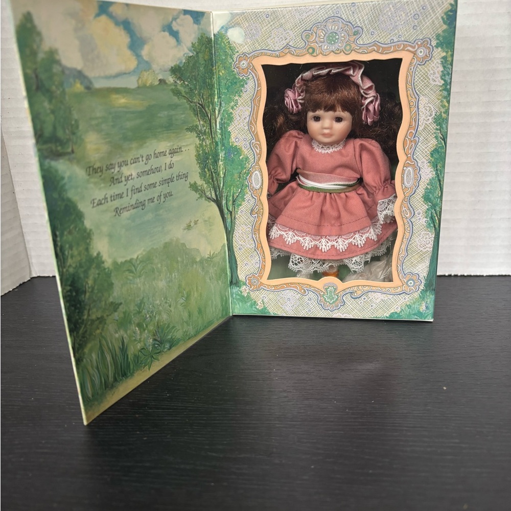 Porcelain Doll in Pink Dress